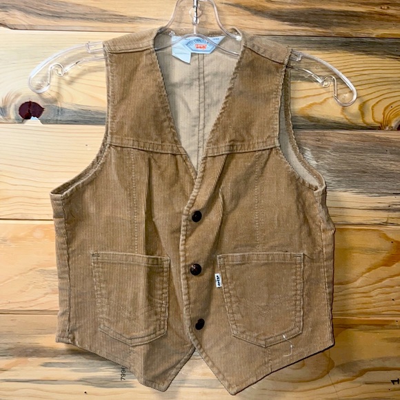 Levi's Other - RARE Vintage 1960 Levi’s white tag MADE IN USA corduroy vest